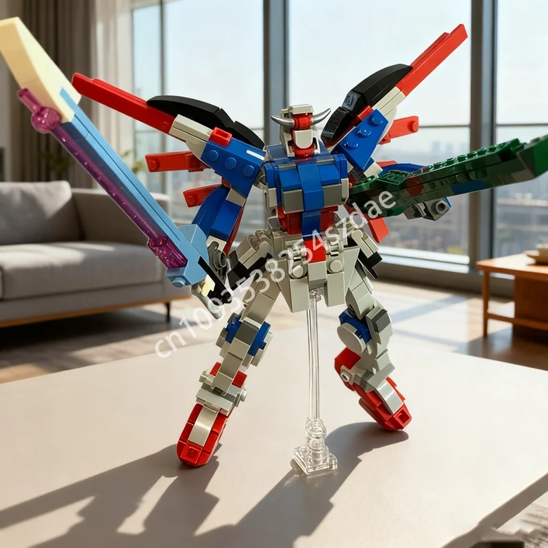 

351pcs MOC SF Destiny Spec II Humanoid Mecha Model Building Blocks Christmas Gifts Assemble Toys DIY Creative Education Kids