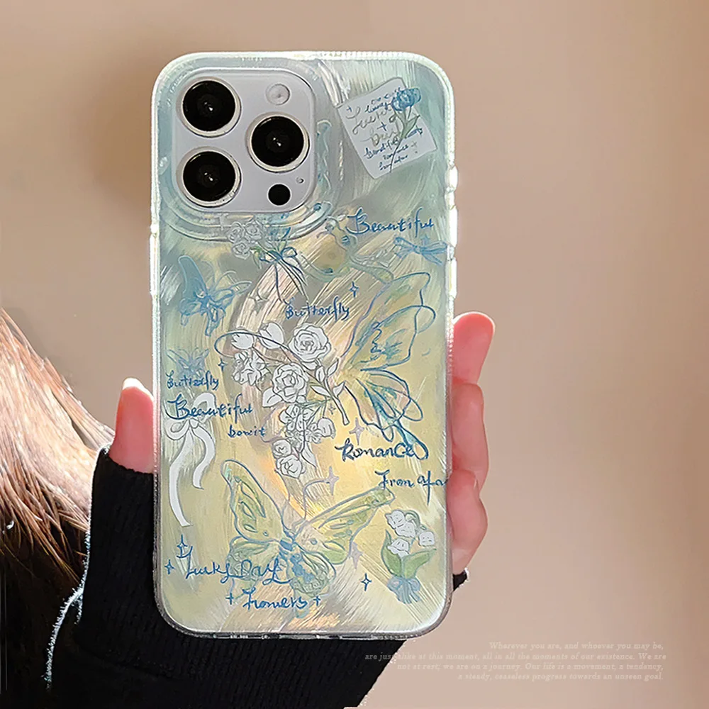 Lily of the valley Case For Iphone 15 14 13 12 11 Pro Max For iphone xs max Case Multicolour Shockproof phone Case