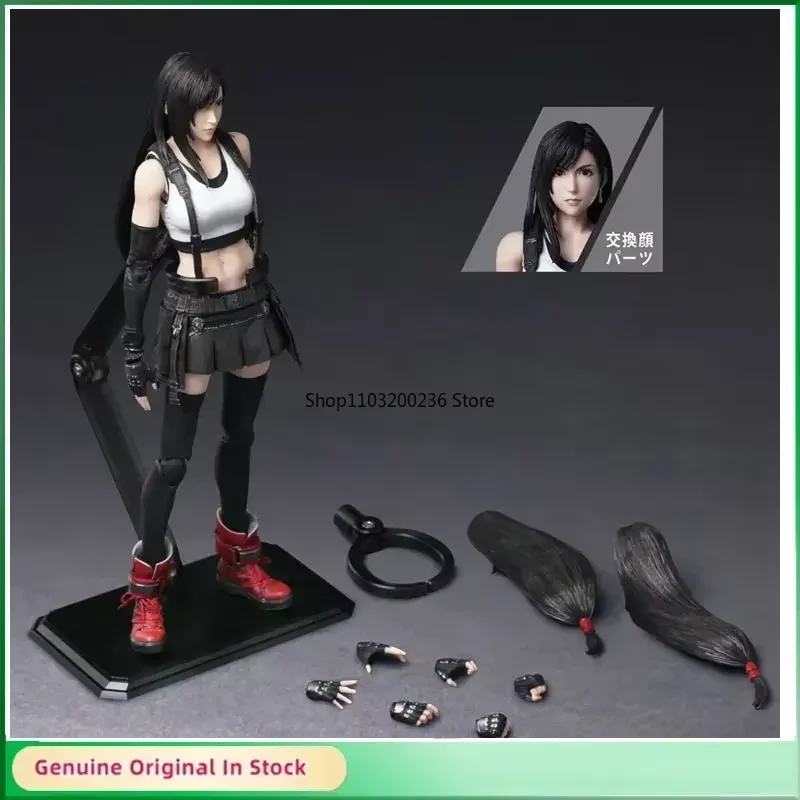 

Original SQUARE ENIX PLAY ARTS Final Fantasy VII Tifa Lockhart Remake Action Figures Active Joint Model Collectibles Gift