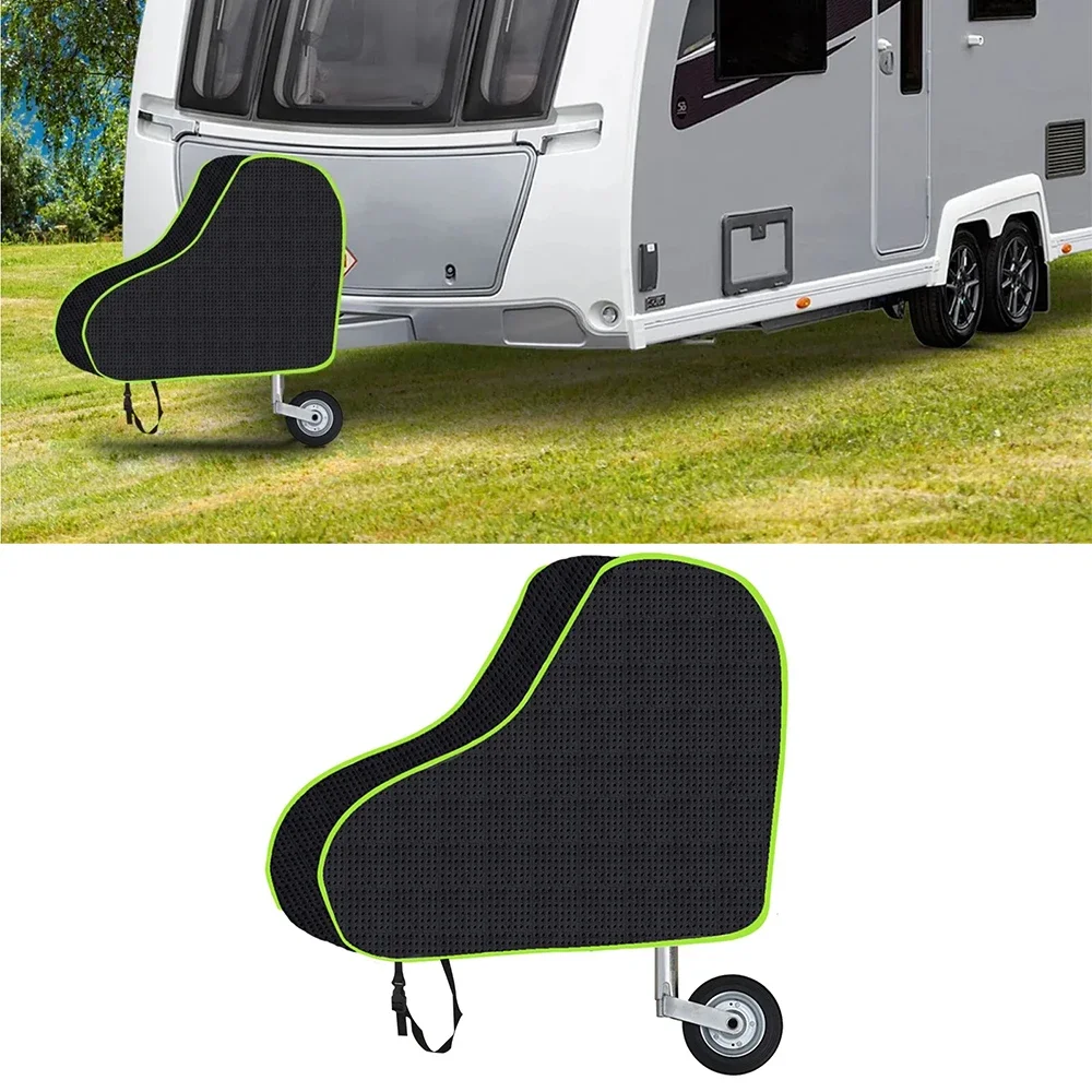 Trailer Hitch Cover Rain Snow Dustproof Protection Waterproof for Camper Van RV Hook Cover Trailer Towing Ball Coupling Lock