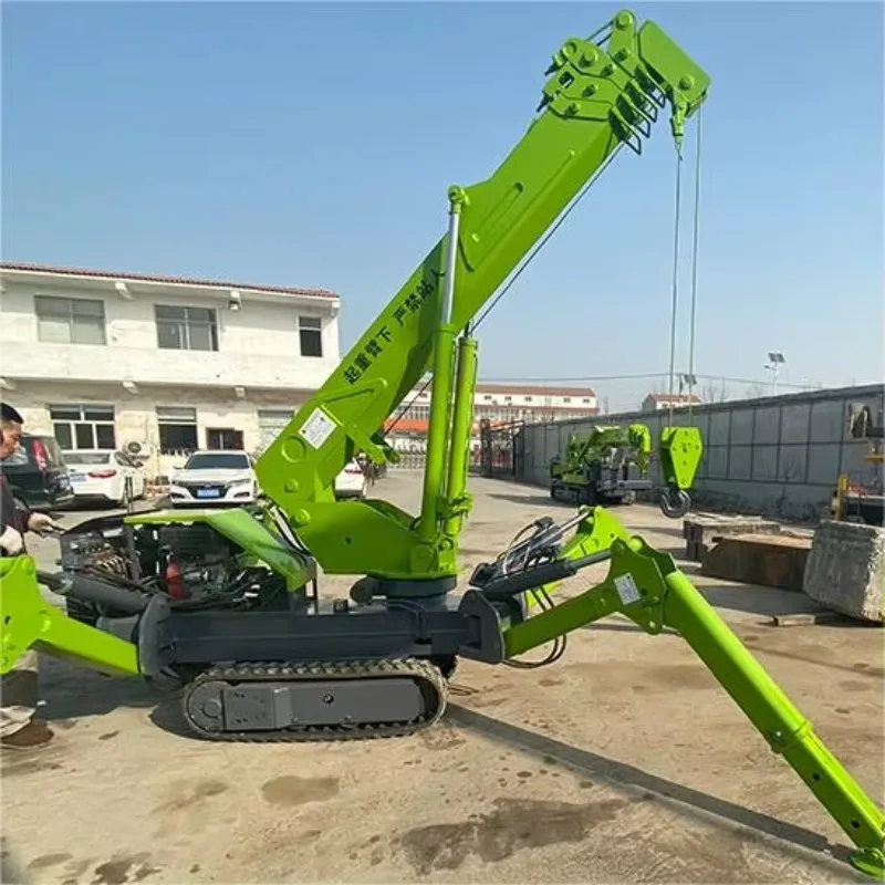 High quality Chinese made spider crane crawler crane spider crane mobile spider suspension narrow terrain construction