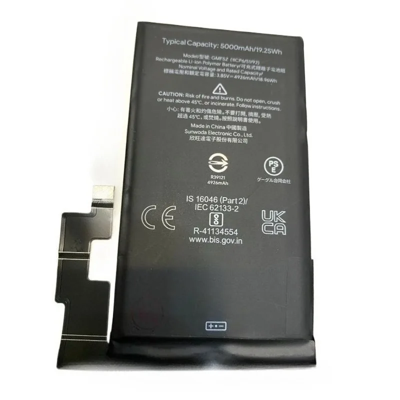 New Replacement Battery GMF5Z 3.85V 5000mAh Large Capacity Mobile Phone Battery for Google Pixel 7 Pro