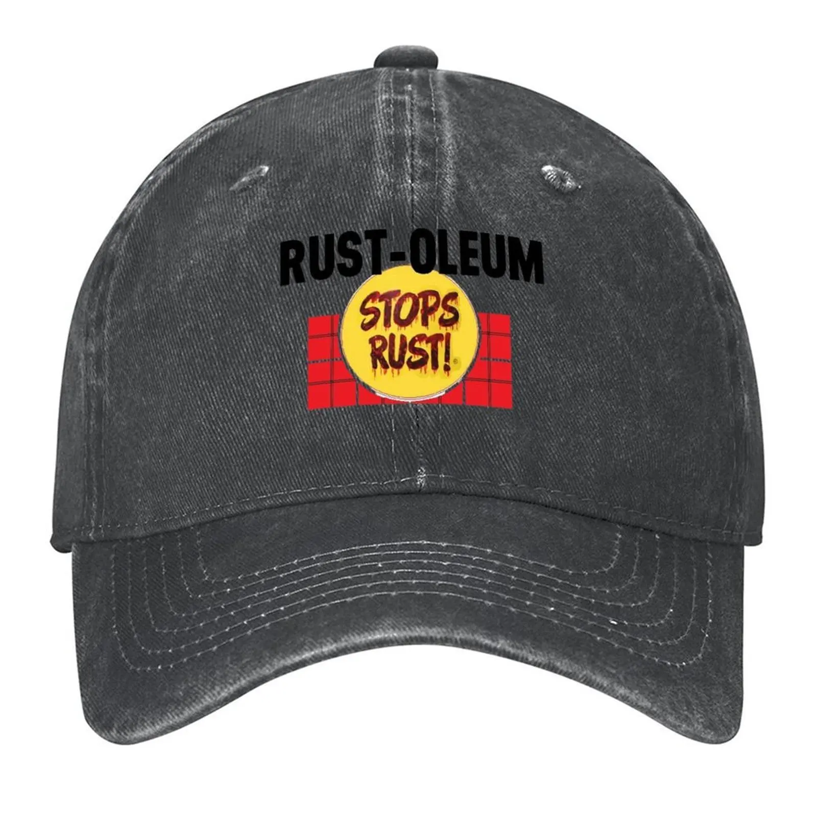 

Rustoleum Spray Paint Logo Baseball Cap Fashion Beach derby hat Rave Sunscreen Designer Man Women's