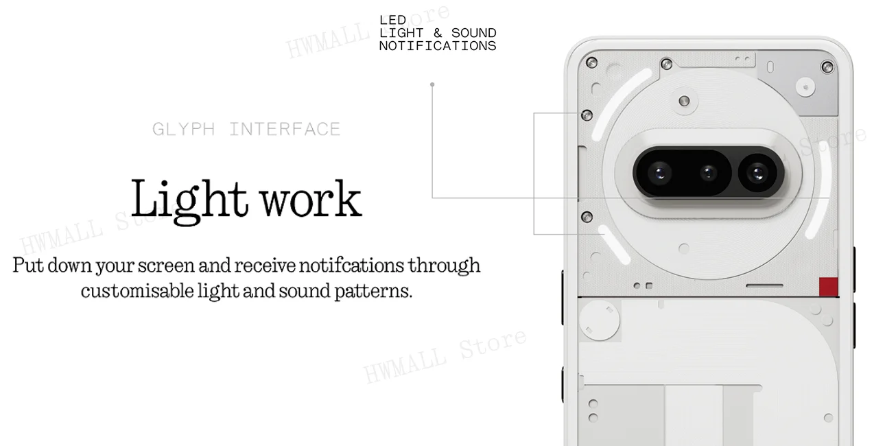 Global Version Nothing Phone (3a) 6.77 inch Flexible AMOLED Snapdragon 7s Gen 3 5G 5000 mAh 50W Charging 12GB+256GB