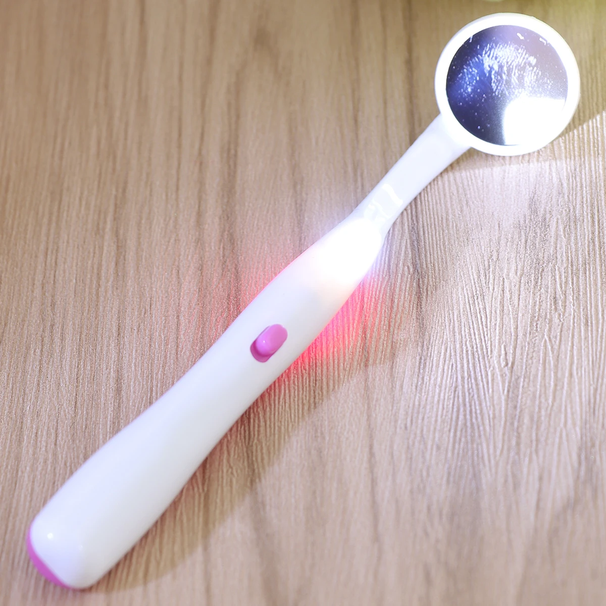 

Led Mouth Mirror For Dentists Bright Light Dental Tool Plastic Tooth Inspection Speculum Cavities Check Purple