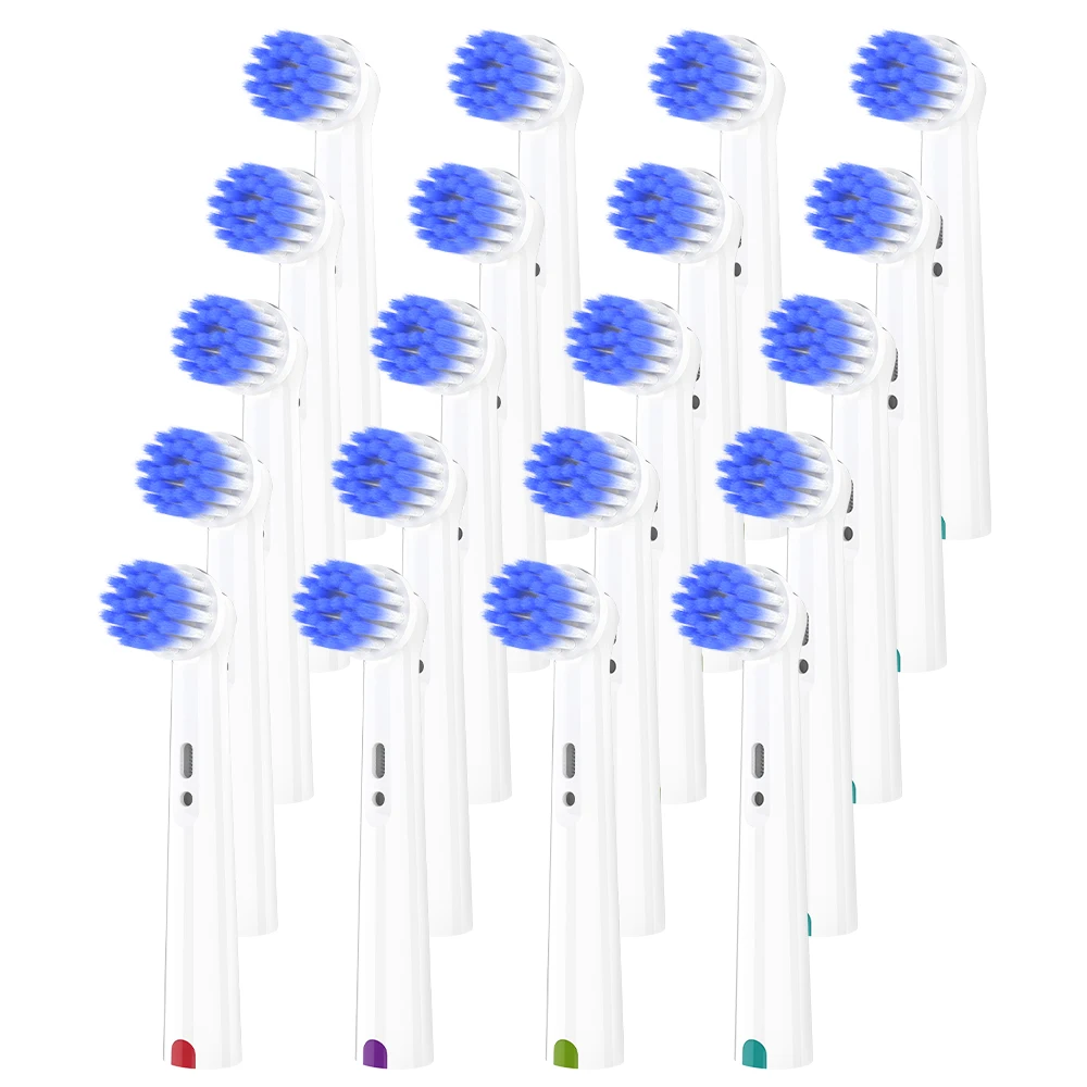 Extra zachte vervangende borstelkoppen compatibel met Oral B elektrische tandenborstel, roterende borstelkop voor Pro 1000/100