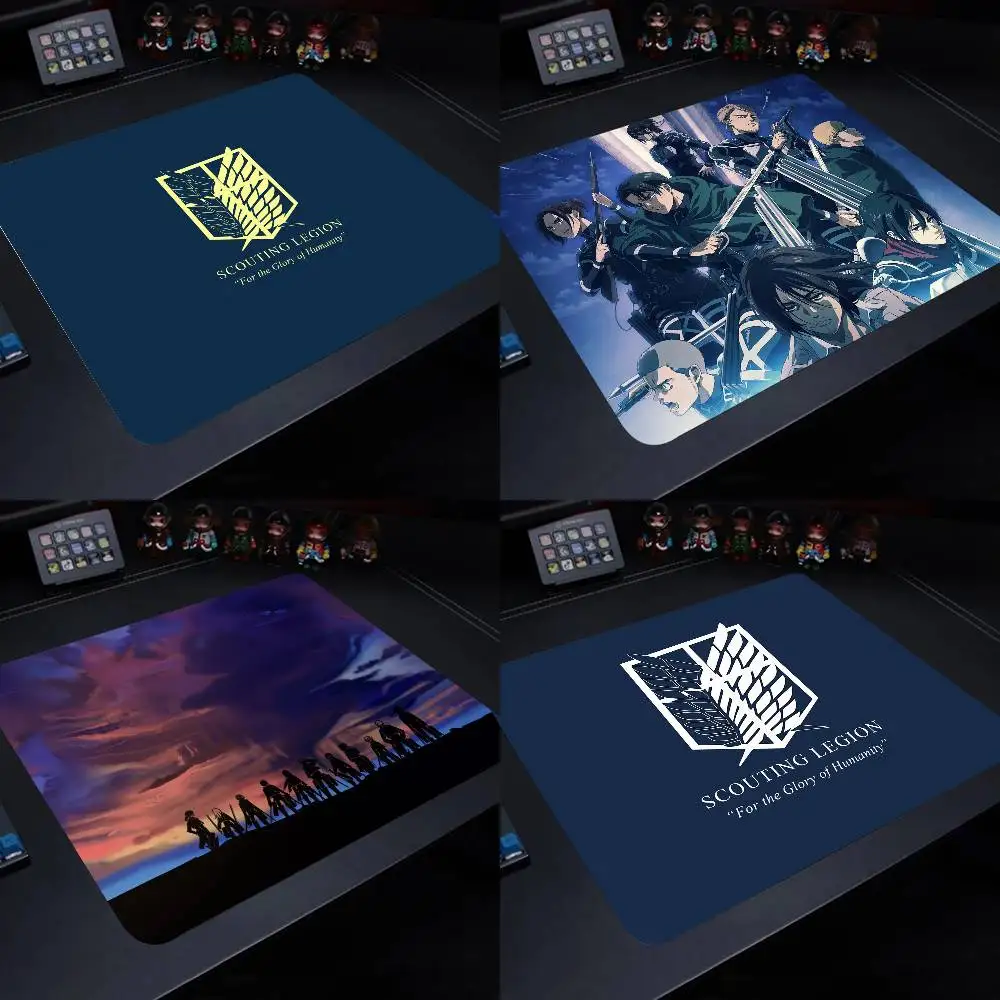Attack On Titan Anime Gaming Mouse Pad XS Small Mousepad For PC Gamer Desktop Decoration Office Mouse Mat