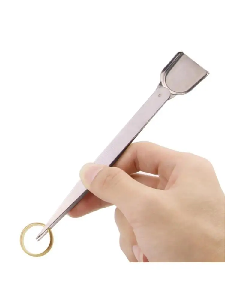 

Y1UD Jewelry Tweezer Craft Jewelry Tool Tweezers with Shovel for Diamond