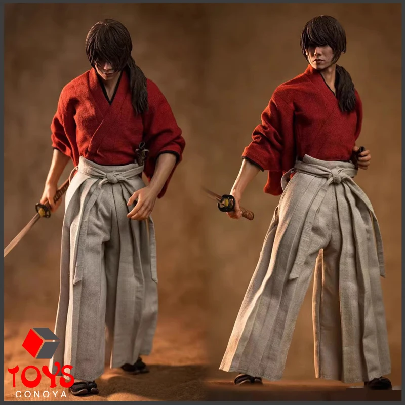 

In Stock Soosootoys SST-046 1/6 Himura Kenshin Figure Model SST046 12'' Male Soldier Action Figure Body Doll Full Set Toy