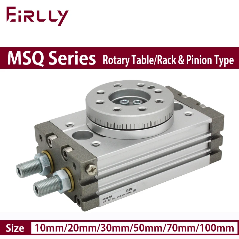 

SMC Type Rotary Pneumatic Cylinder MSQB10A/20A/30A/50A/70A/70R/100A/100R MSQA10R/20R/30R/50R djustable 0-190 degrees