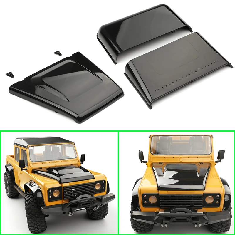 Górna pokrywa do dekoracji osłona silnika RCDream Wilderness gward dla zdalnie sterowany samochód gąsienicowy Traxxas TRX4 Defender RD110 D90 Diy