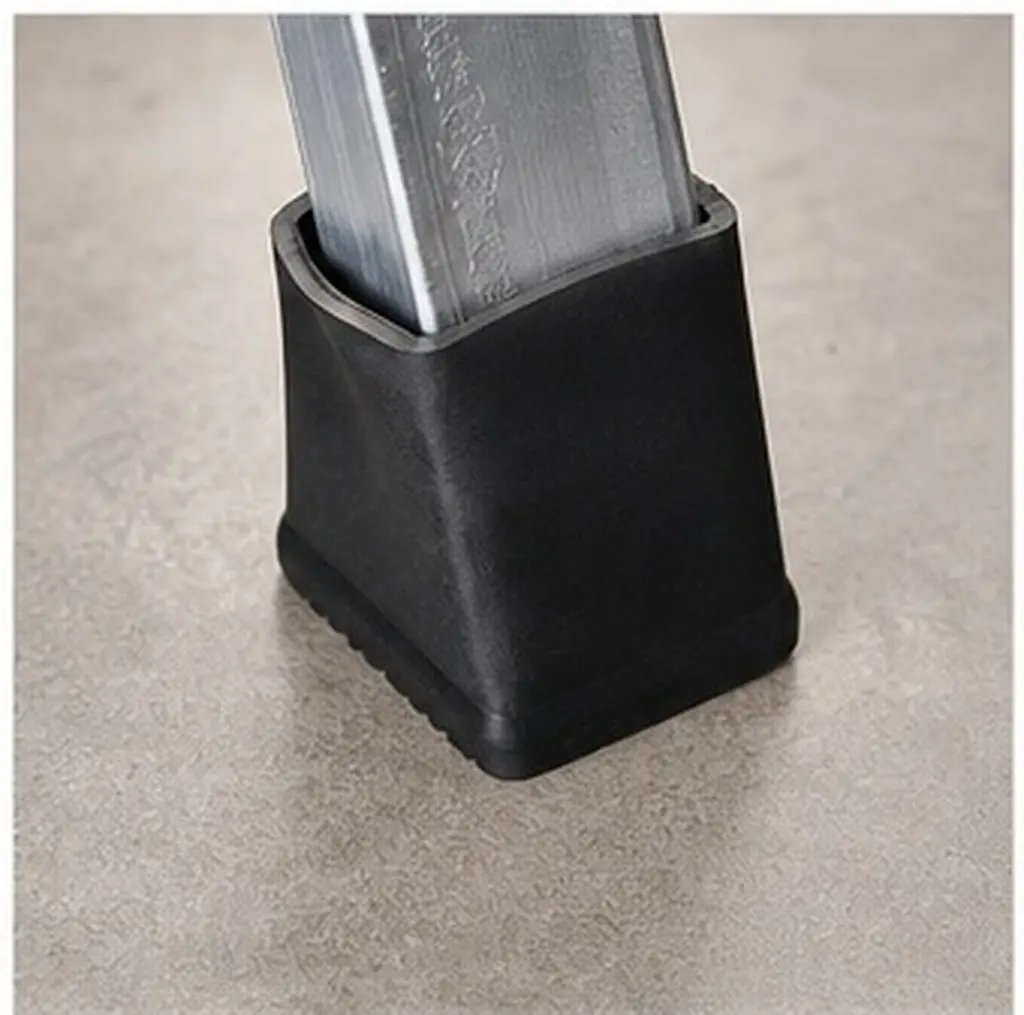 4Pcs Non-Slip Rubber Ladder Foot Covers for Hardwood, Tile & Carpet Floors – Damp Vibration & Protect Surfaces
