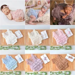 Baby Girl Dress  Newborn Photography Outfit Lace Romper Princess  Photo Shooting Clothing