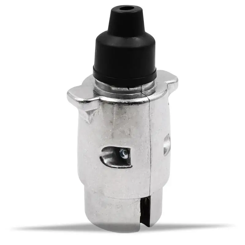 1 Set Car Trailer Plug Socket 7-pin Metal Set Car Trailer Coupling Socket Car Accessories