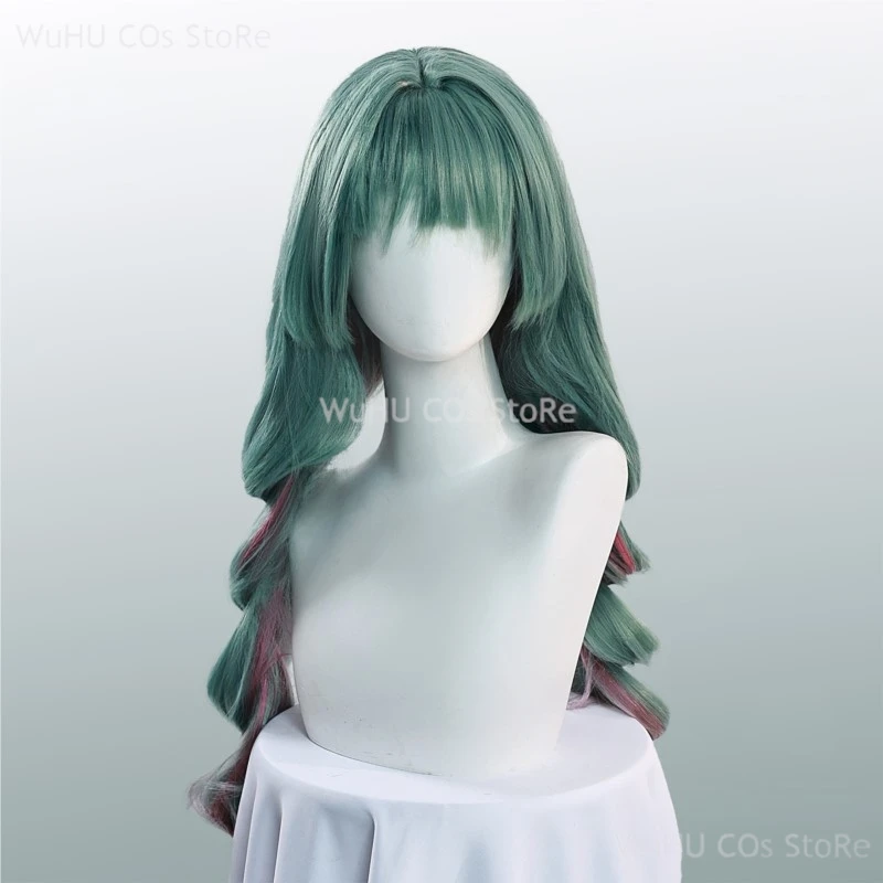 In Stock Game Wuthering Waves Cosplay Phrolova Cosplay Green Double Ponytail Wig Halloween Party Women