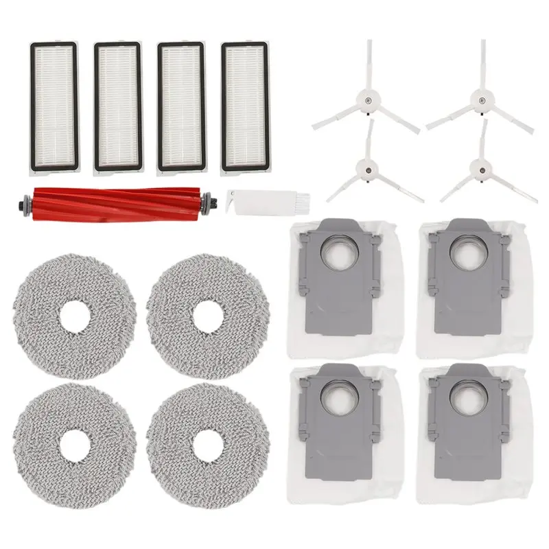 

VEHO-For Roborock Qrevo Pro / Qrevo Maxv / Qrevo S P10 Pro Robot Vacuum Cleaner Brush Filter Mops Dust Bag Replacement Parts