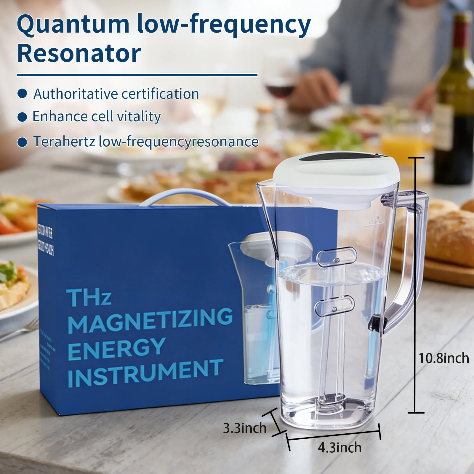 Iteracare Health Water Machine 0.96 Hz Low Frequency Tera Hertz Multifunctional Home Use Water Treatment for Health Care