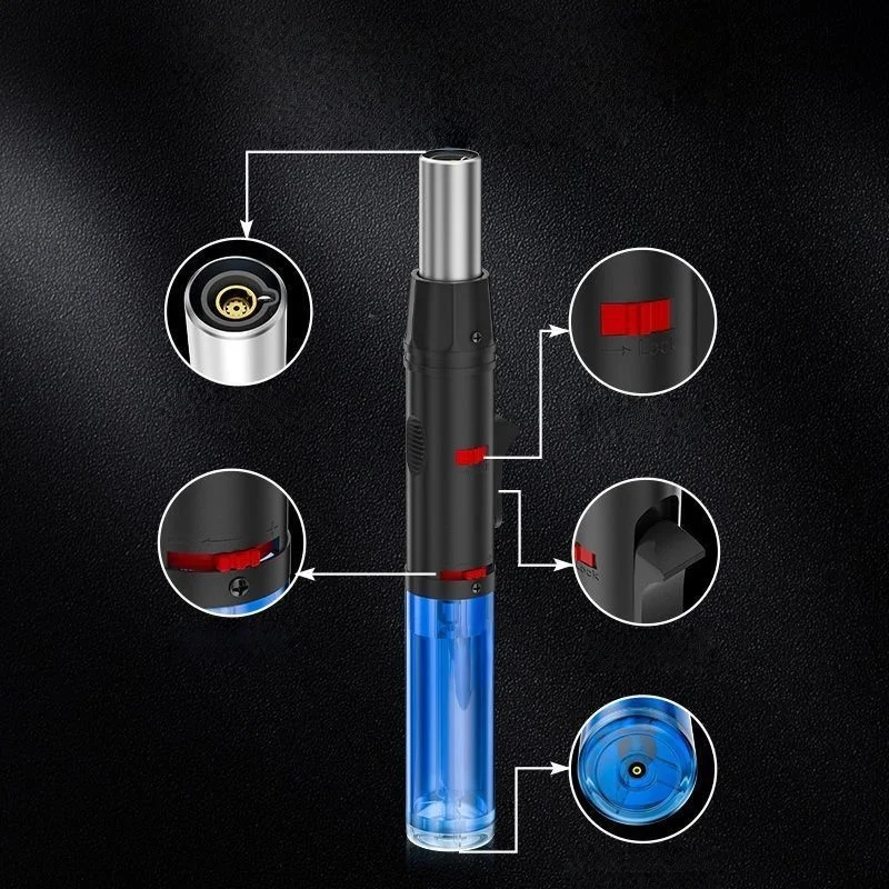 Windproof Direct Spray Torch, High-temperature Cigar Welding Torch Fire Gun Moxa Column Moxibustion Moxa Stick Dedicated Igniter