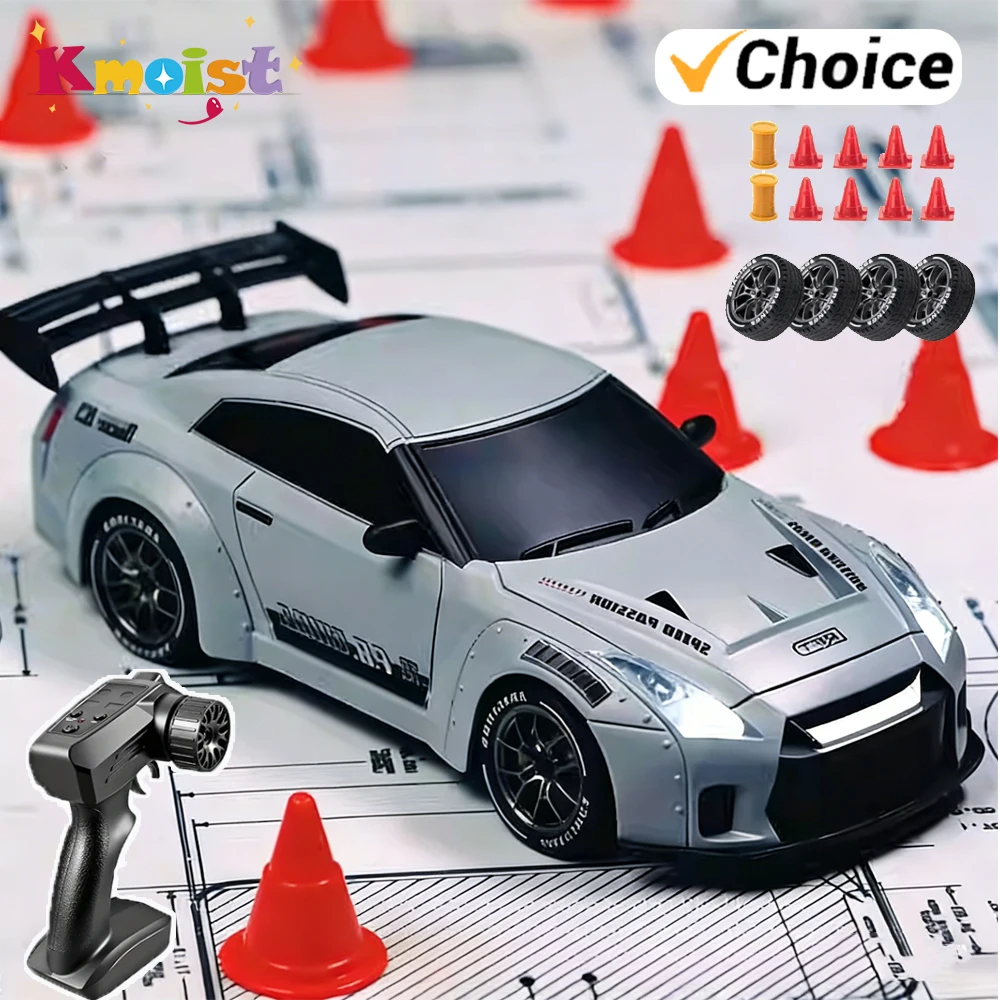 سيارة الانجراف بجهاز التحكم عن بعد بالحجم الكامل سيارة سباق صغيرة تعمل بالتحكم عن بعد موديل 2.4G راديو عالي السرعة ​ ​ ألعاب سيارة RC للأولاد هدايا عيد الميلاد