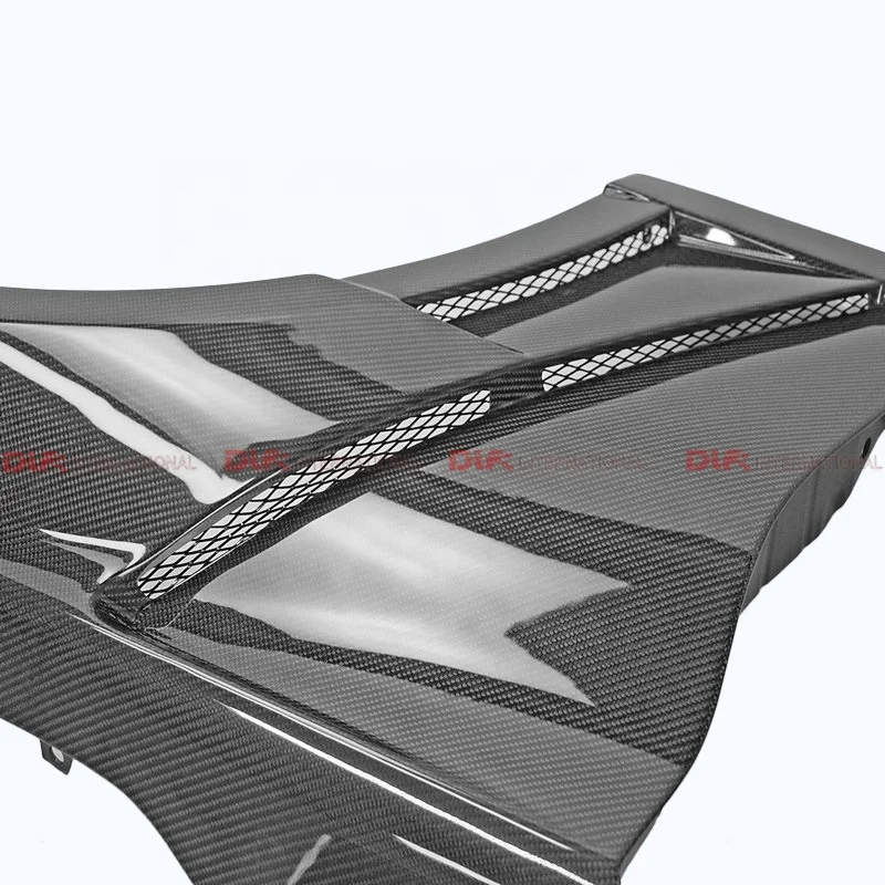 Carbon-Kotflügel für Infiniti Q50 V37 DLF Typ 2, vorne belüfteter Kohlefaser-Kotflügel (keine obere Belüftung), hohe Qualität