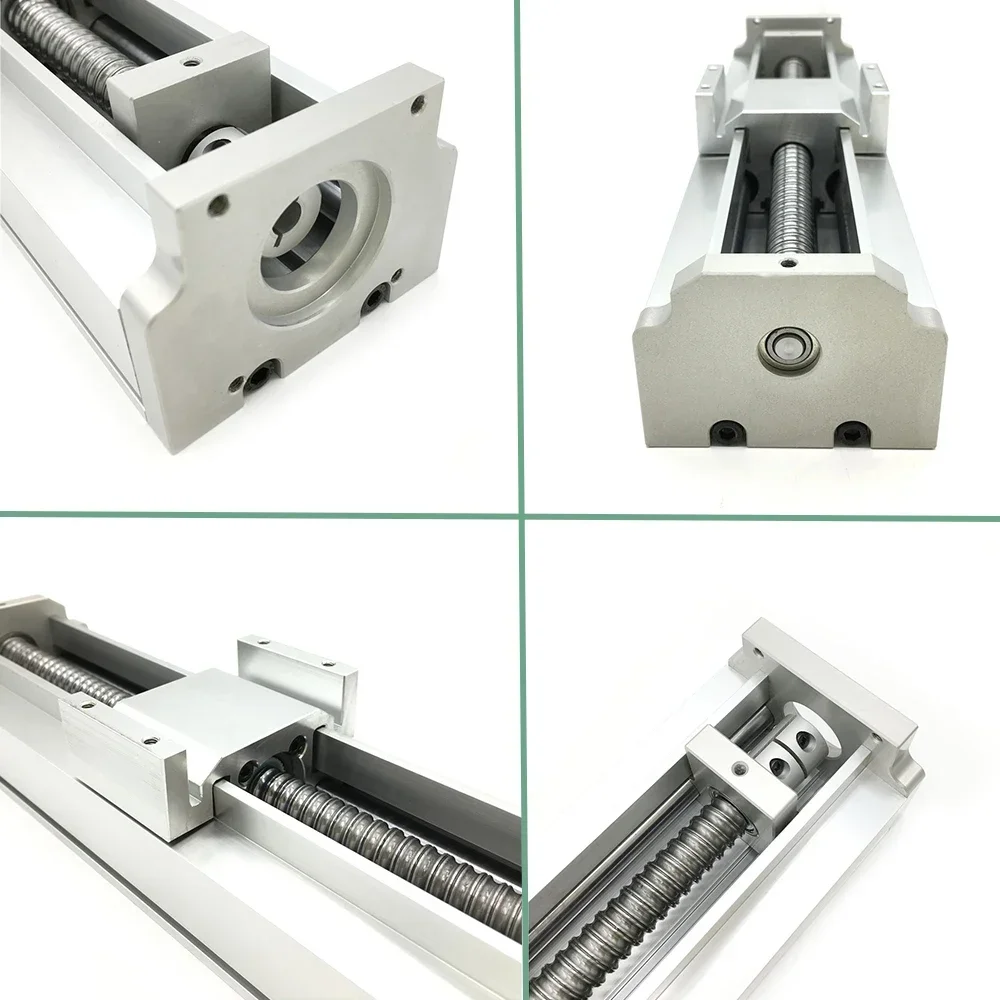 Imagem -06 - Cnc Totalmente Fechado Linear Rail Deslizante Tabela Tampa contra Poeira Ballscrew Slide Stage Stage Eixo Xyz 80 mm Largura