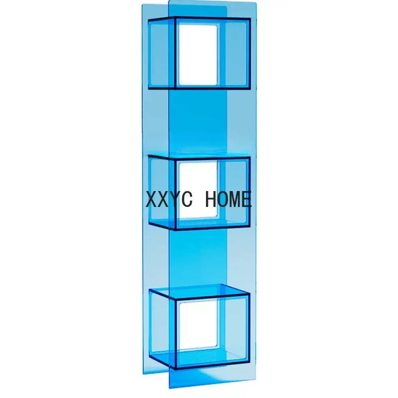 

Acrylic Floor-to-Wall Storage Display Bookcase Designer Multi-Layer Shelf
