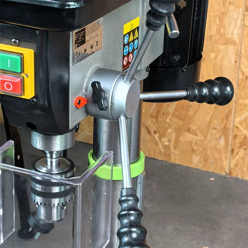 Industrial-Grade Bench Drill, 13-Inch Variable-Speed, Woodworking/Metalworking, Belt-Driven, Heavy-Duty Drilling 600(Customized)