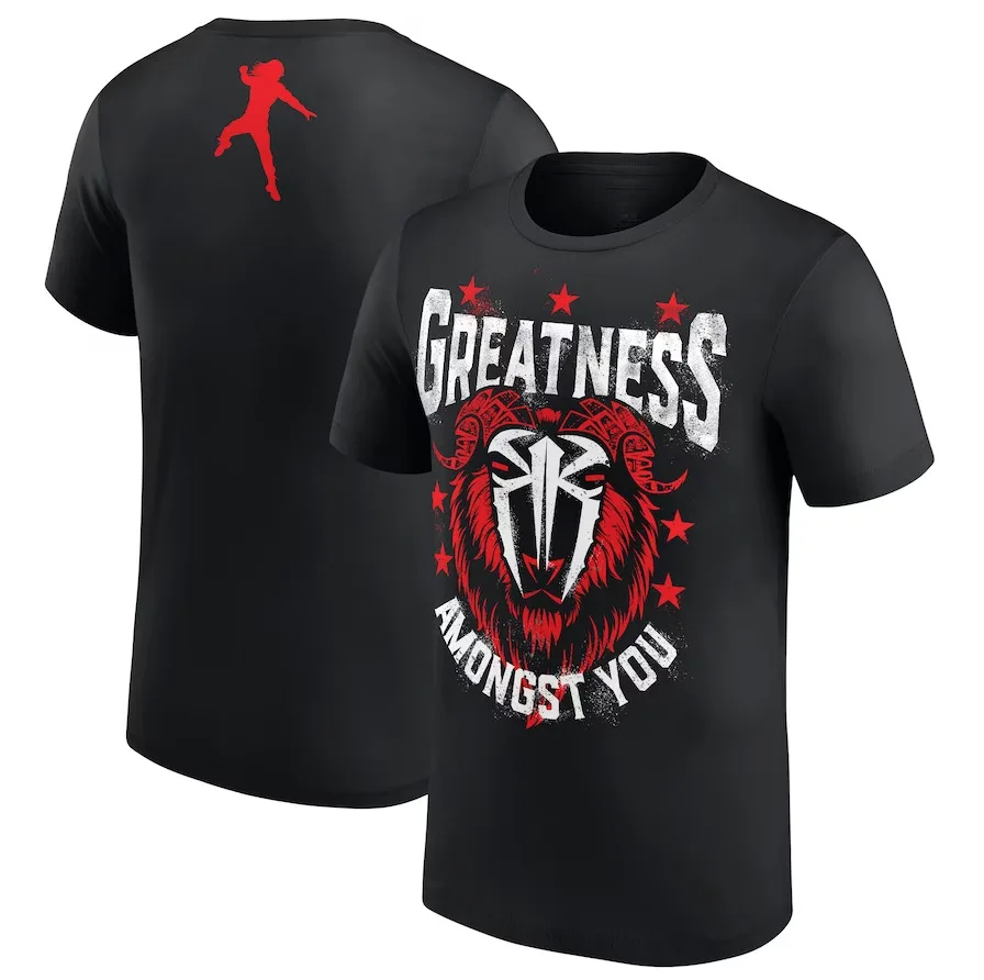 Black Roman Reigns Greatness Amongst You GOAT T-Shirt