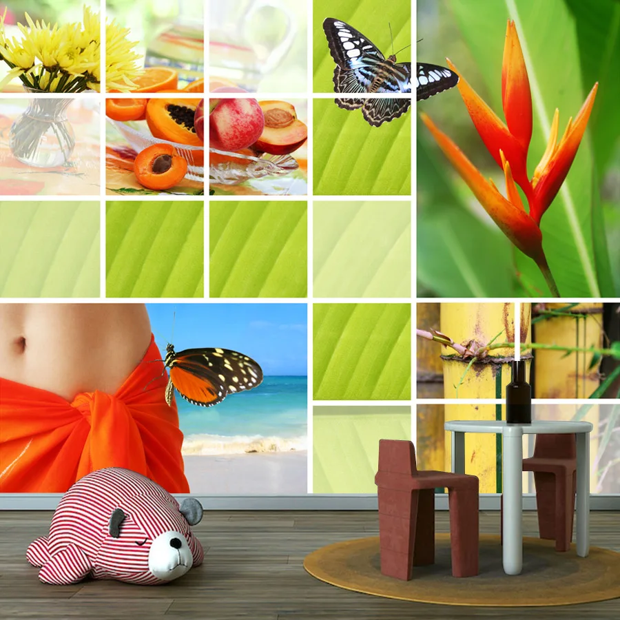 Carta da parati moderna personalizzata stacca e incolla per soggiorno Carte da parati a contatto Decorazioni per la casa SPA Ristrutturazione del salone di bellezza Murales di copertura