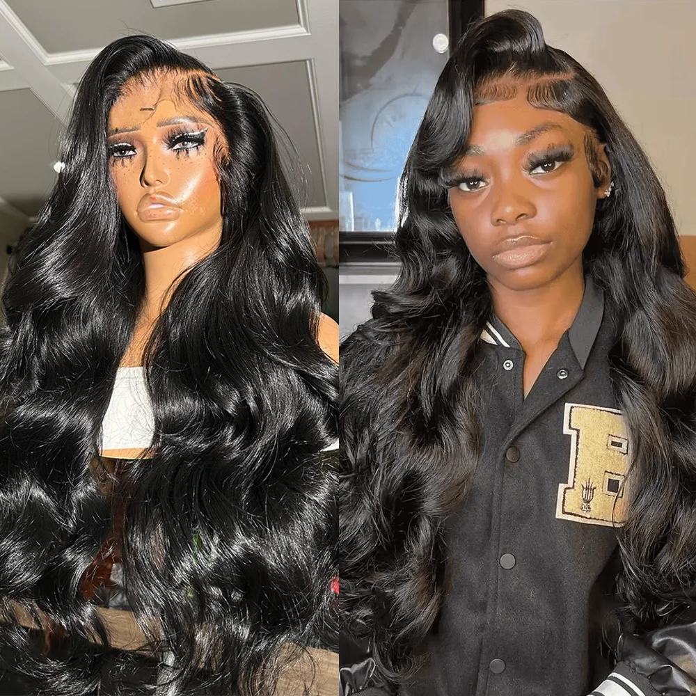 

30 40-дюймовые объемные волны, парики спереди, человеческие волосы, предварительно выщипанные детские волосы, плотность 200, 13x6, 13x4, прозрачные HD, кружевные фронтальные парики 360