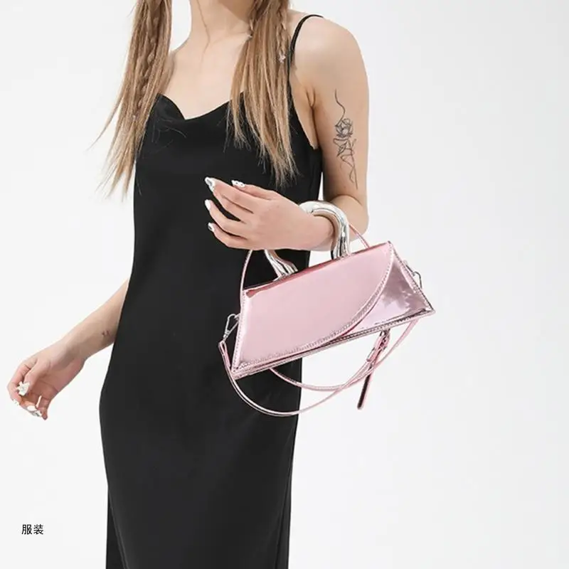 D0UD Solid Color Messengers Bag for Women Shoulder Bag PU Leather Crossbody Bag