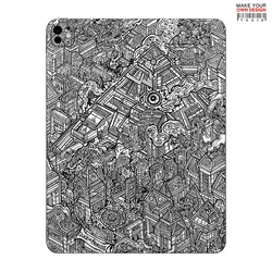 For iPad Pro 2022 2021 2018 12.9 11 Mini 7 6 3M Full Cover Colorful Back Film Covers Decal Skin Protector Sticker
