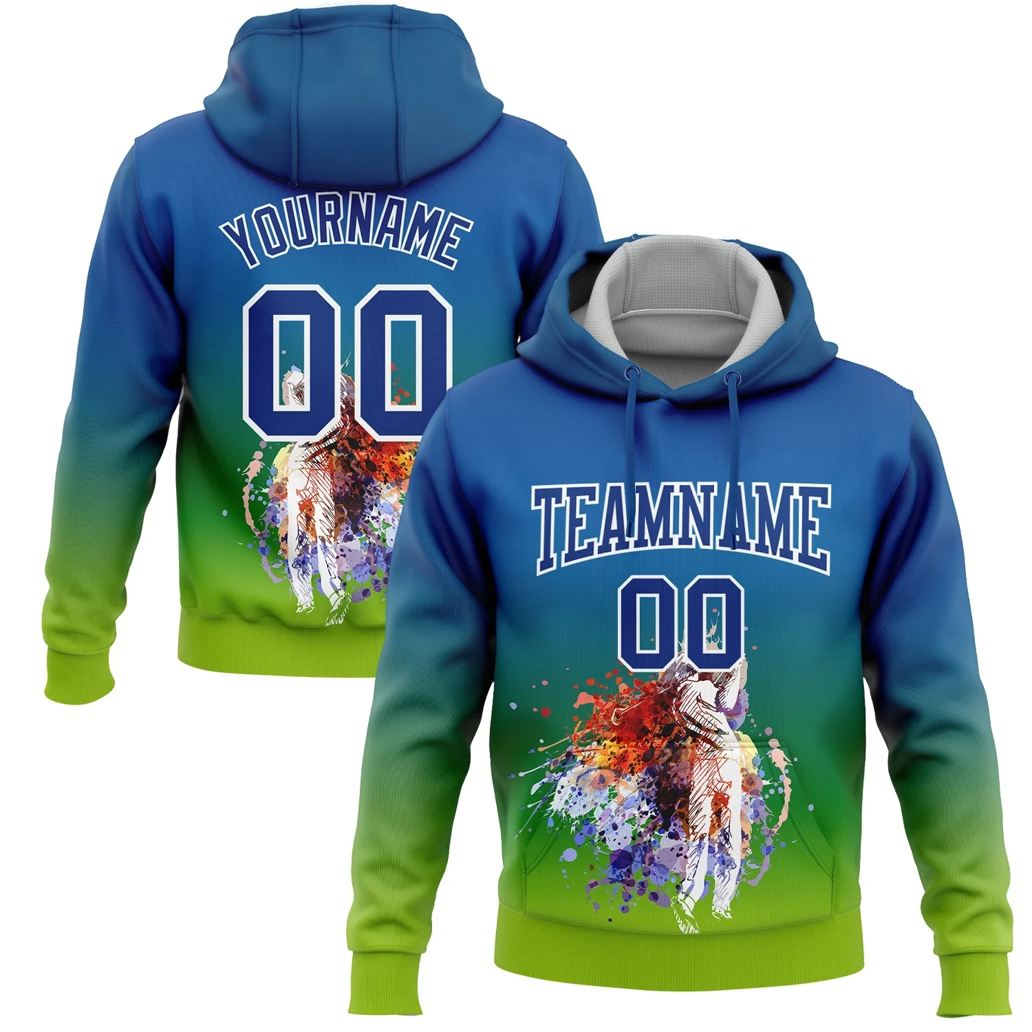 

Custom Name Logo Number Hoodies 3D Printed Golf Ball Sports Pullover Sweatshirt Hoodie