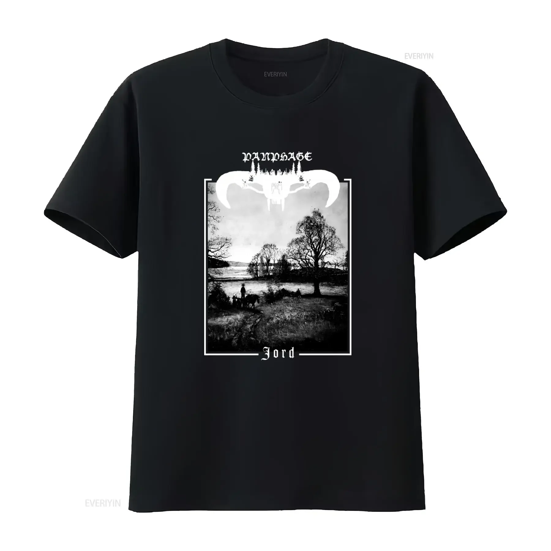Panphage Jord T Shirt XL Azarath The Chasm Urgehal Urfaust Inquisition Gothic Forest Landscape Print vintage Washed streetwear