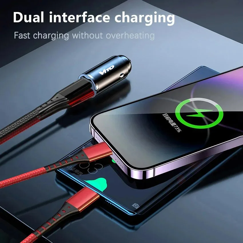 سيارة ولاعة السجائر شاحن سريع التكيف USB PD نوع-C تحويل المكونات لمرسيدس بنز W124 W203 W204 فيتو W447 W639 اكسسوارات