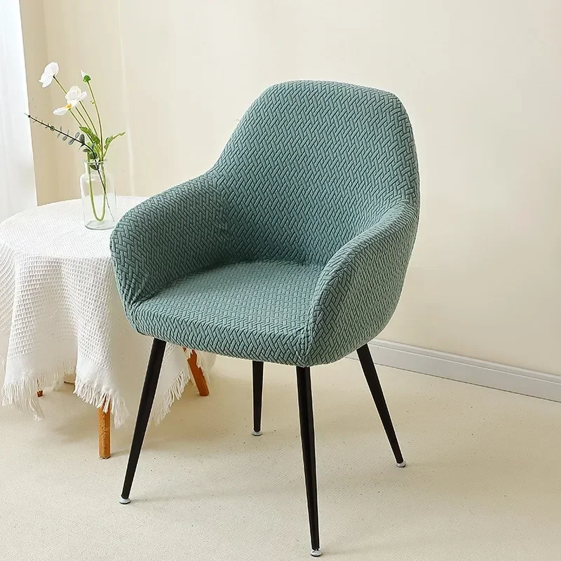 1/2 stücke Jacquard Stuhlhussen Hohe Arm Esszimmer Stuhl Abdeckung Elastische Stuhl Sitz Schonbezug Schutz für Hochzeit Wohnzimmer hause – Detail 23