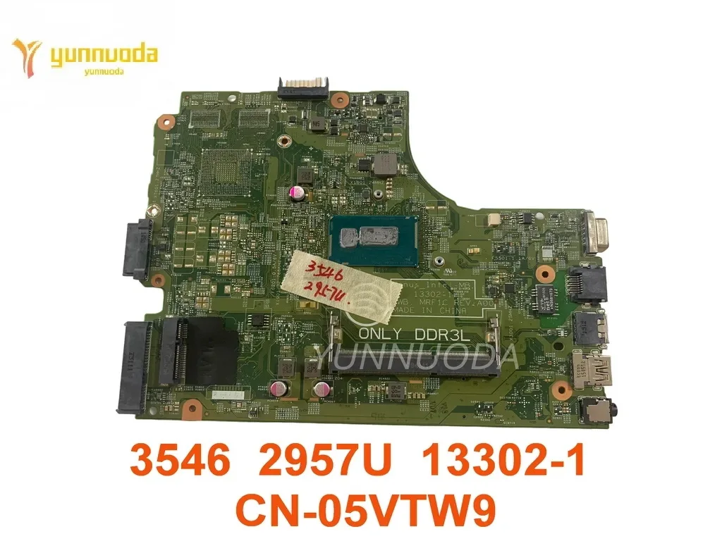 13302-1 for DELL Inspiron 3449 3546 3446 3549 3542 Laptop motherboard  with  2957U I3 I5 I7 CPU 100% Tested Work