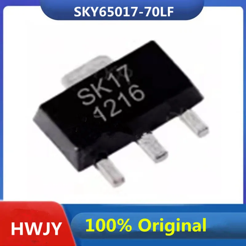 

5-10Pcs 100% New Original SKY65017-70LF SK17 SOT-89-3 RF Amplifier Chip