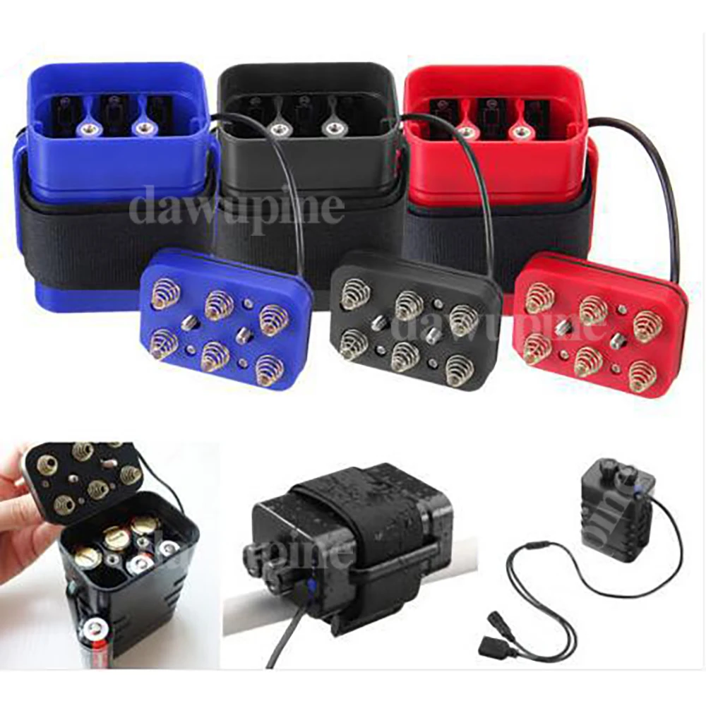 DIY 18650 Battery Pack USB Power Bank DC 12V 6*18650 Lithium Battery Storage Box Case for Bicycle Light Bike Lamp Mobile Phone