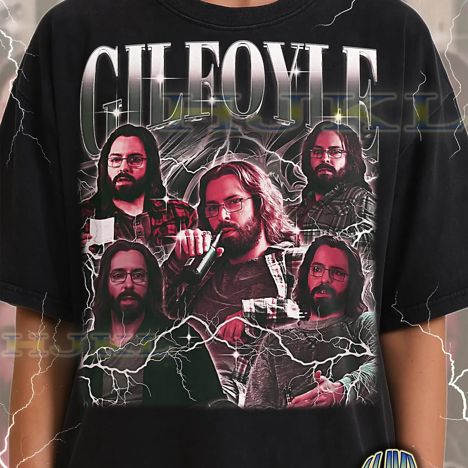 Gilfoyle Bootleg T Shirt Vintage TV Character Tech Star Comedy 90s Retro Throwback Sweater vintage Washed Casual Unisex fashion
