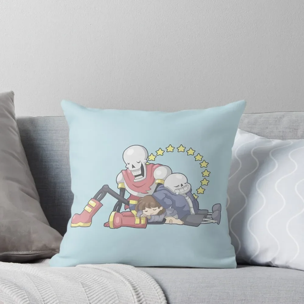 

Undertale - Sleepy Bones Throw Pillow Cushions For Decorative Sofa Cushions pillow