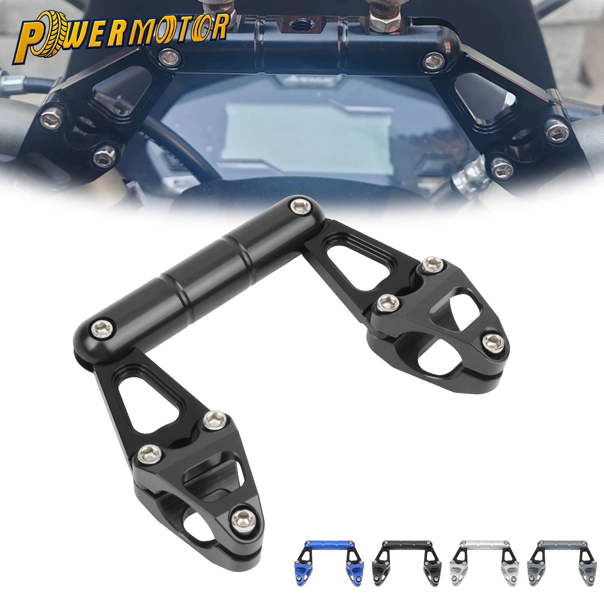 

22mm Motorcycle CNC Handlebar Balance Crossbar For HONDA PCX125 150 160 HAOJUE UHR 125 150 Scooter Balance Bracket Accessories