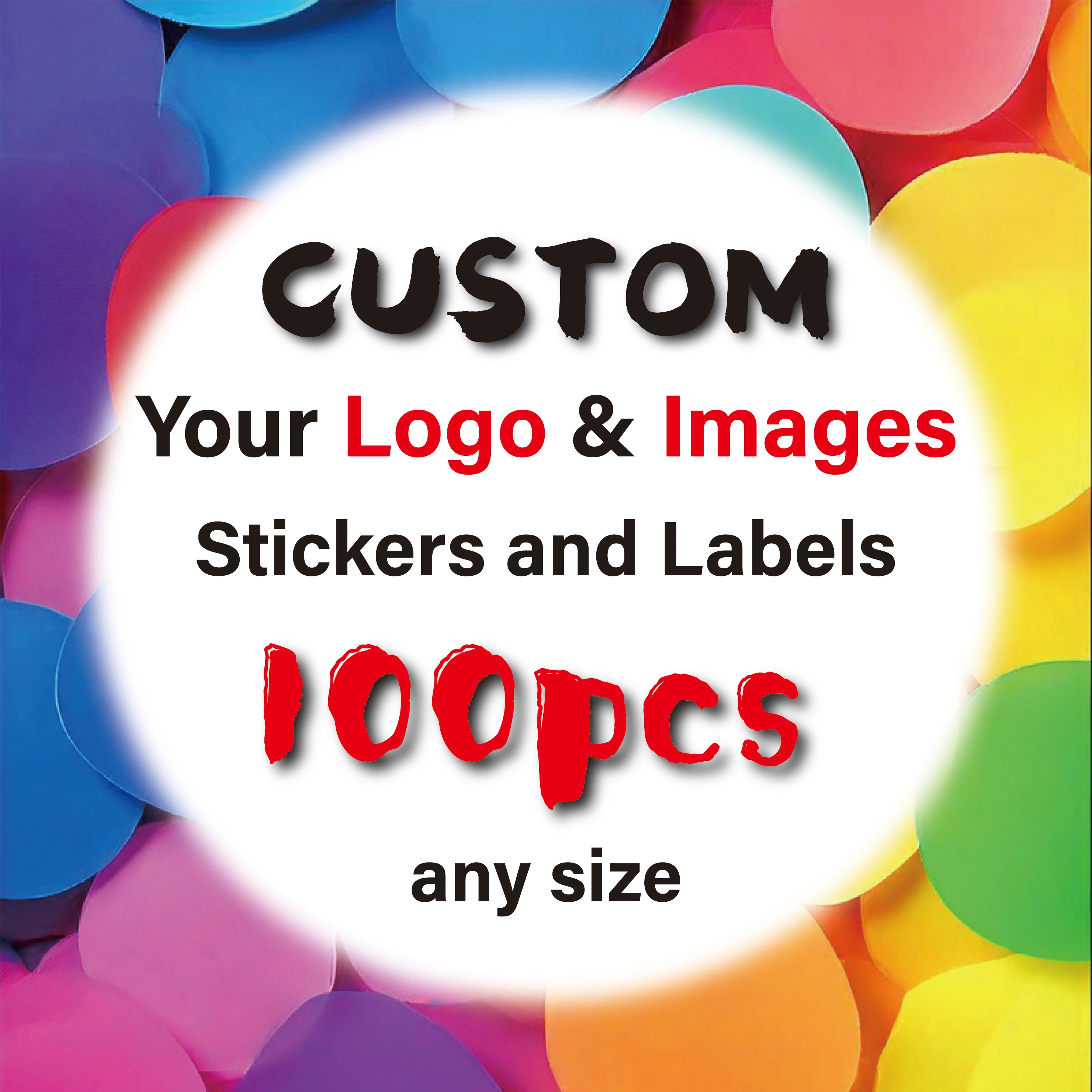 

100pcs 3-10cm Custom Sticker Favors Boxes Labels, Text, Photo, Wedding Stickers, Waterproof Sticker free shipping