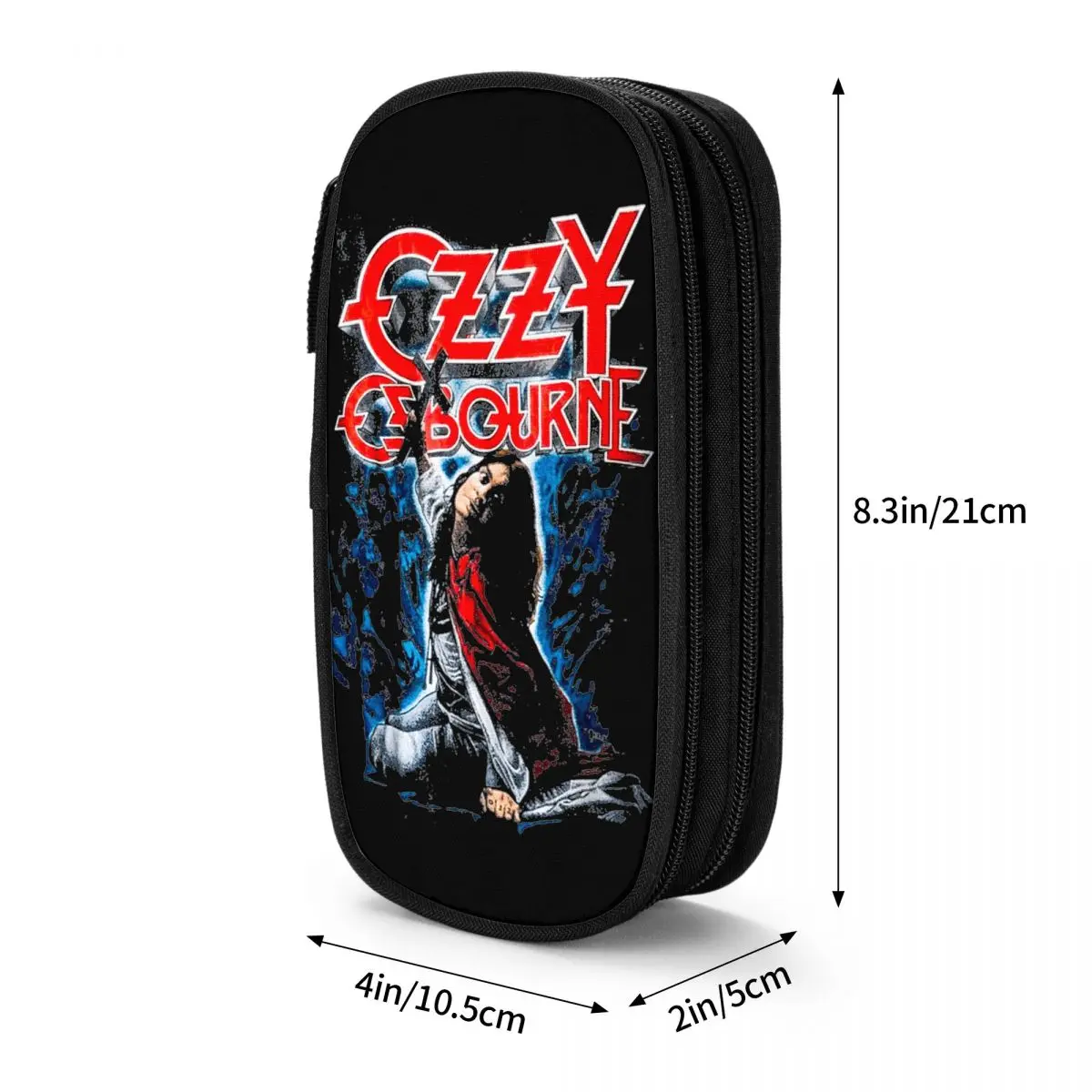 Ozzy Osbourne Pencil Case Pen Box Bags for Student Big Capacity Students School Cosmetic Pencil Pouch