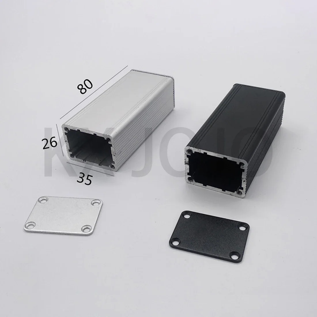 

Aluminum Enclosure 35*26*80mm Split Case Silver/Black Waterproof Box Type Electronic Box DIY Power Housing Instrument