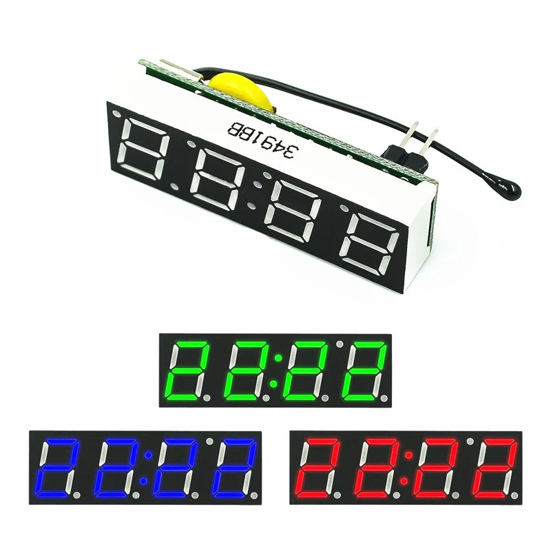 

1/2/5/10/30 шт. RX8025T DS1302 светодиодные электронные часы высокоточный модуль часов бортовые часы температура светящийся автомобиль