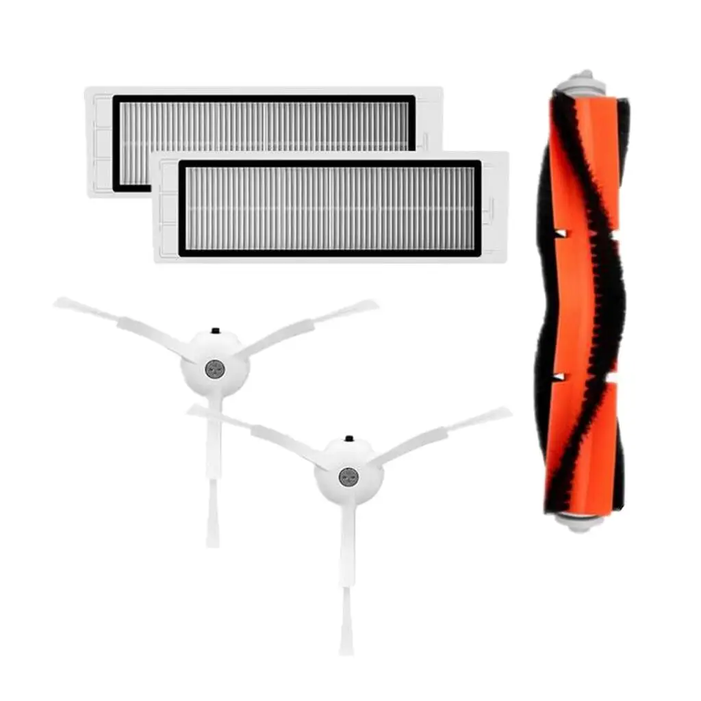 3 Arm Side Brush Durable HEPA Filter Set for Robot Vacuum Cleaner Floor Sweeping Accessories Kit