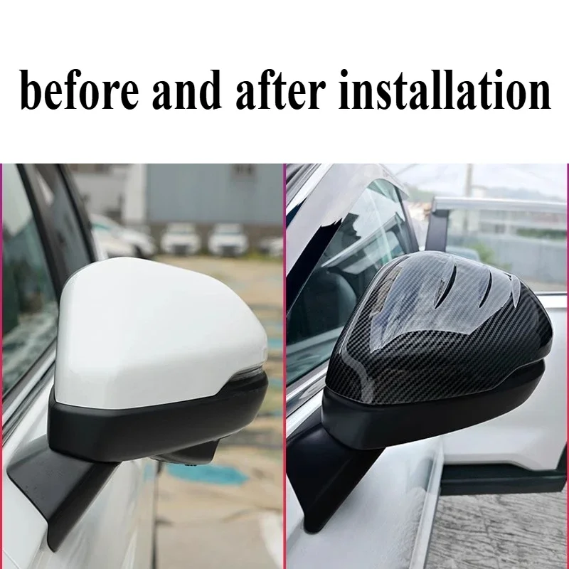 For 2023-2025 Honda CR-V/BREEZE: Direct Snap-On Mirror Cover Caps - Gloss Black Anti-Scratch Exterior Upgrades Accessories