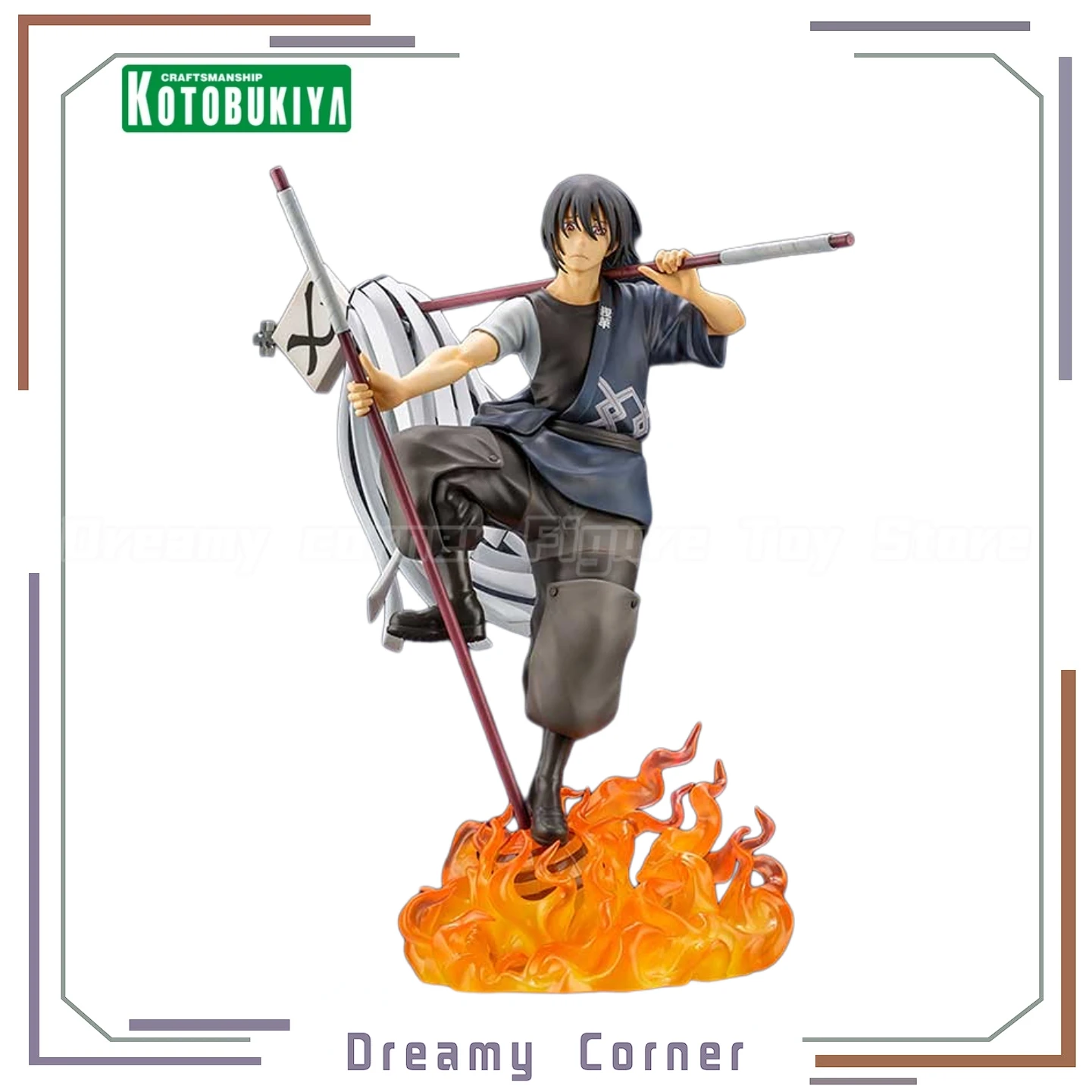 

【In Stock】Original KOTOBUKIYA ARTFX J Fire Force Shinmon Benimaru 1/8 Scale Figure Model Collection Ornament