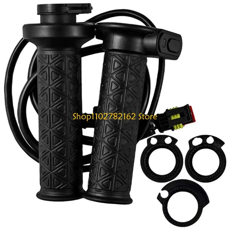 

547B Ergonomic Electric Heated Grips for Motorcycles 5 Adjustable Warmth Levels Reducing Hand Fatigue on Long Rides Safety